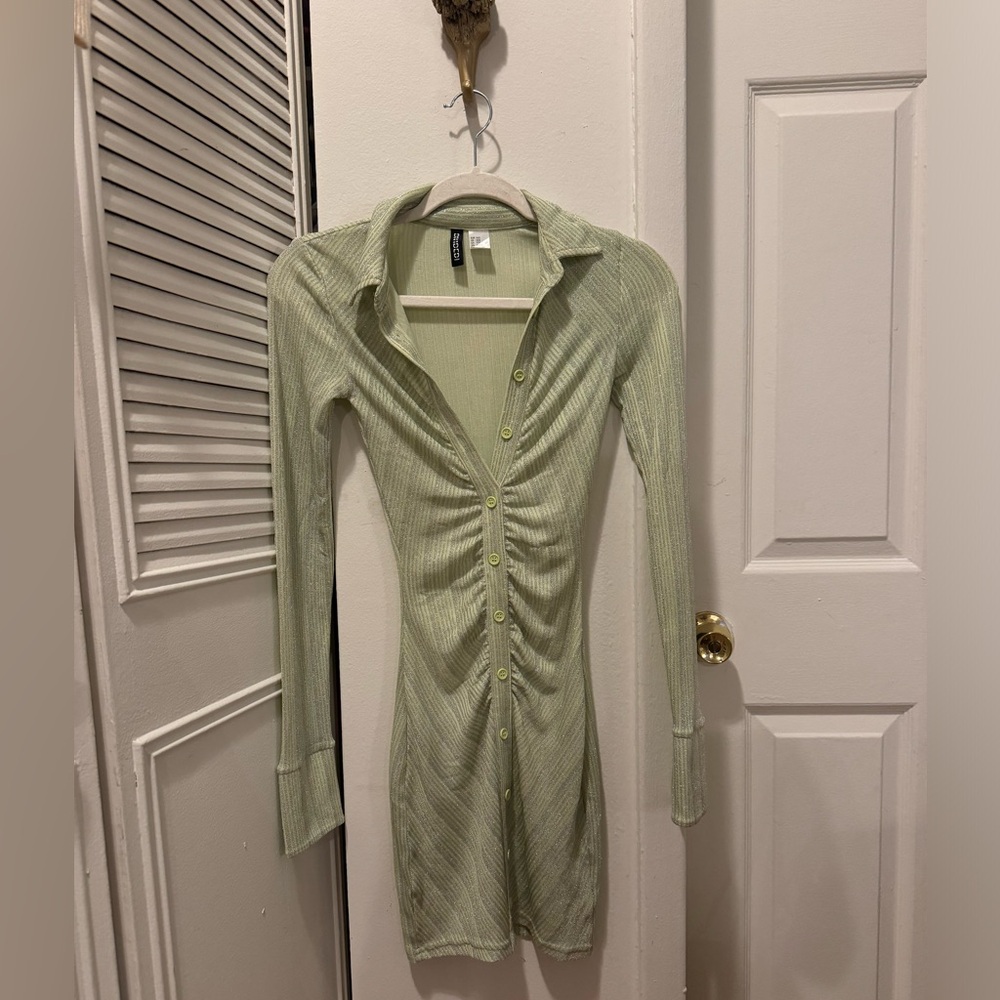 H&M Long sleeve Mini Dress XXS